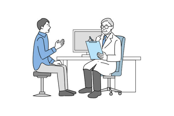 男性が感染した場合の主な症状