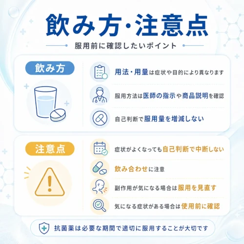 ゾクラーの飲み方・注意点