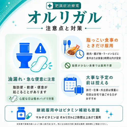 オルリガルの注意点と対策