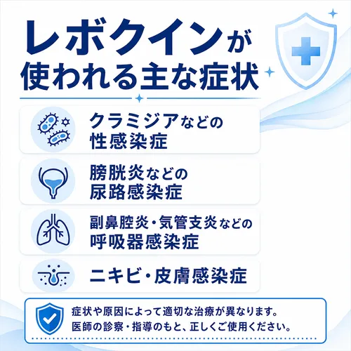 レボクインが使われる症状