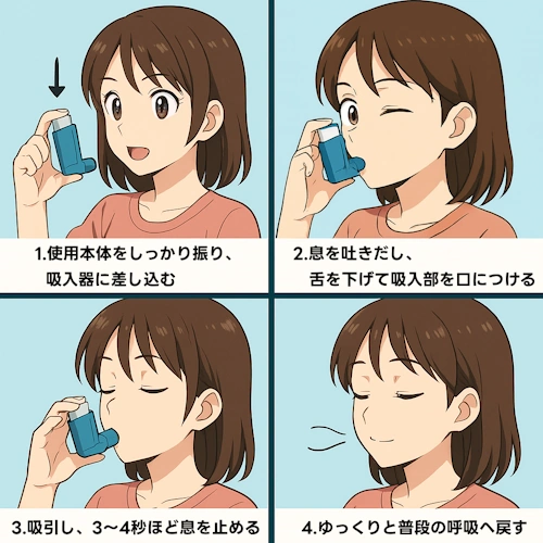 アスタリンインヘラーの使い方