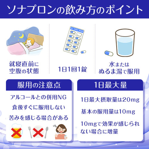 ソナプロンの飲み方のポイント