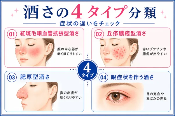 酒さのタイプ