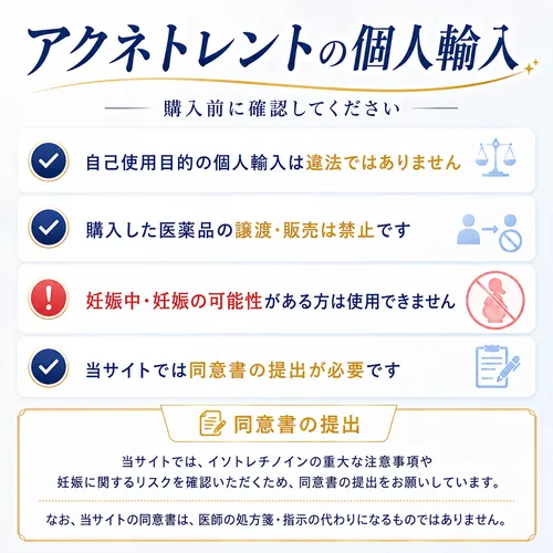 アクネトレントの個人輸入