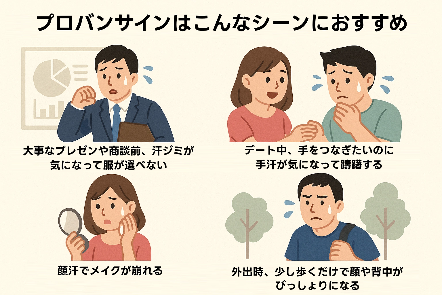 プロバンサインがおすすめなシーン
