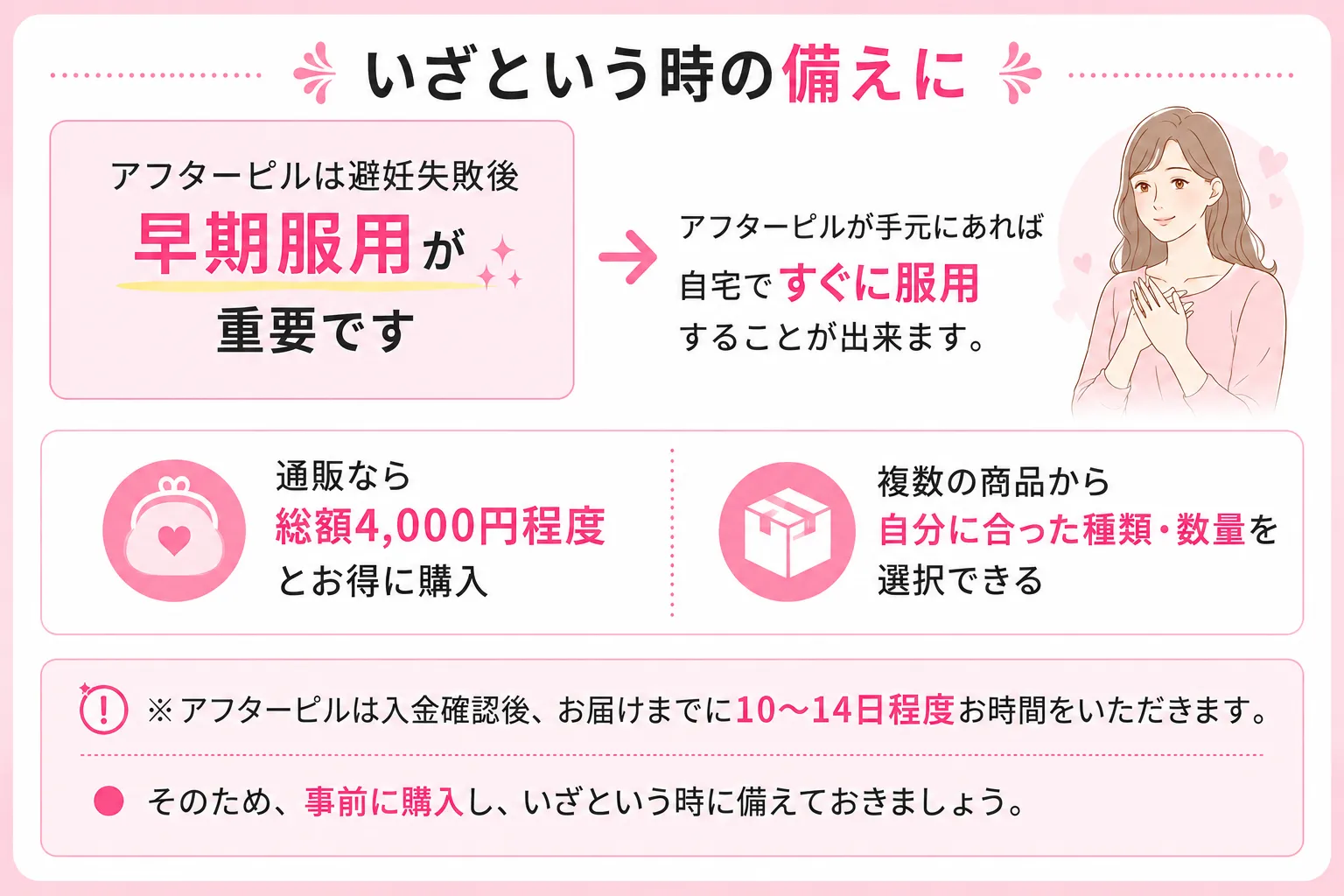いざという時の備えに